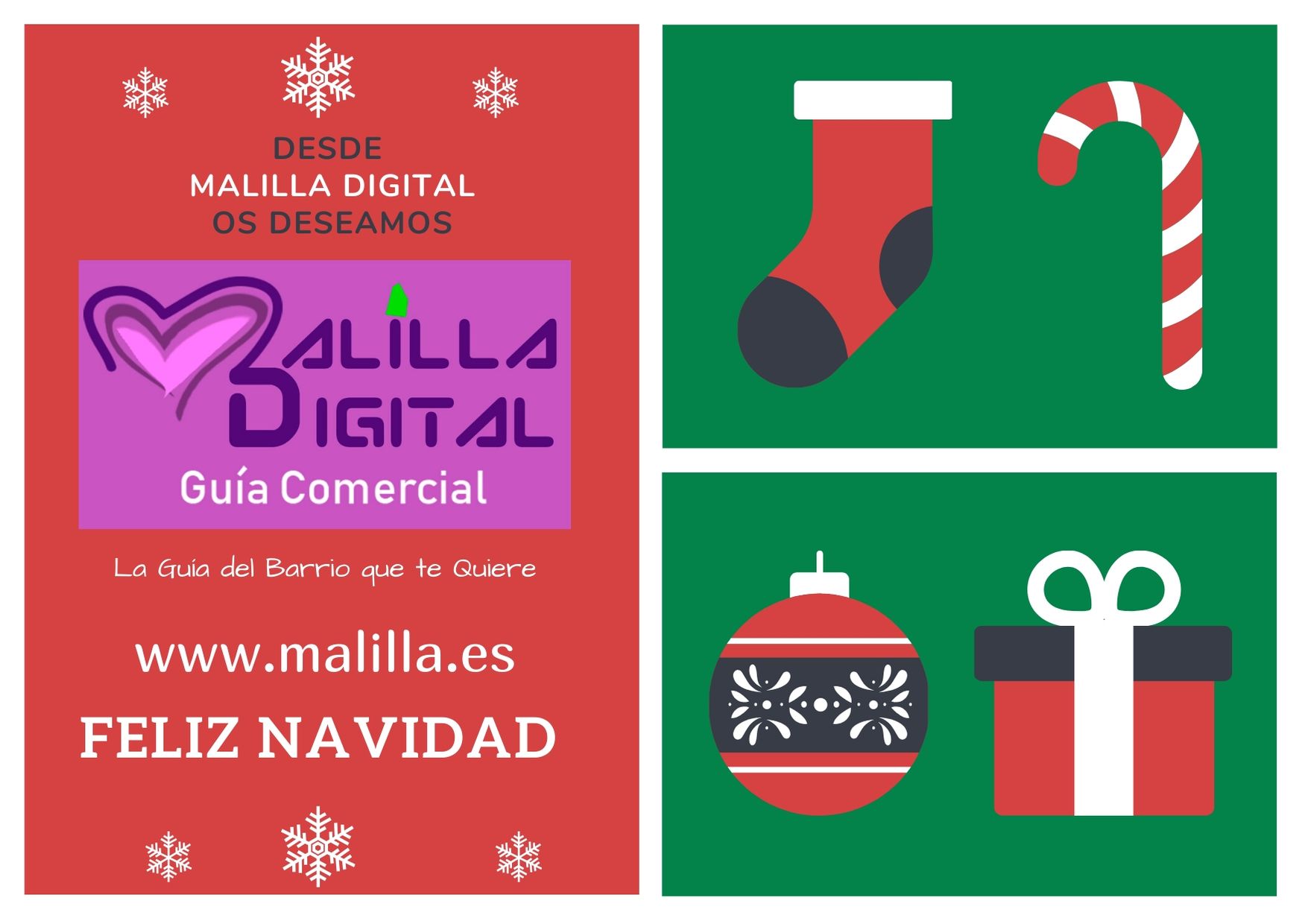 ¡Malilla Digital os desea Felices Fiestas!