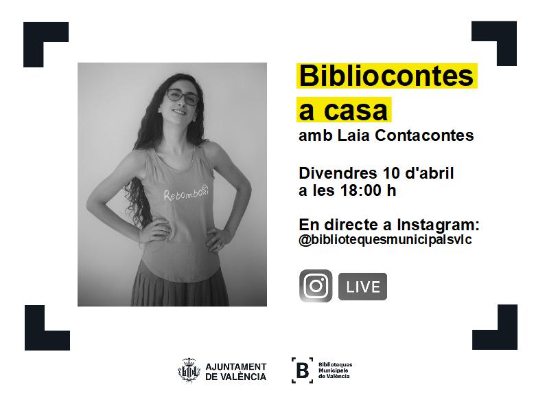 Cuentacuentos con "Laia Contacontes" | Bibliotecas Municipales de Valencia